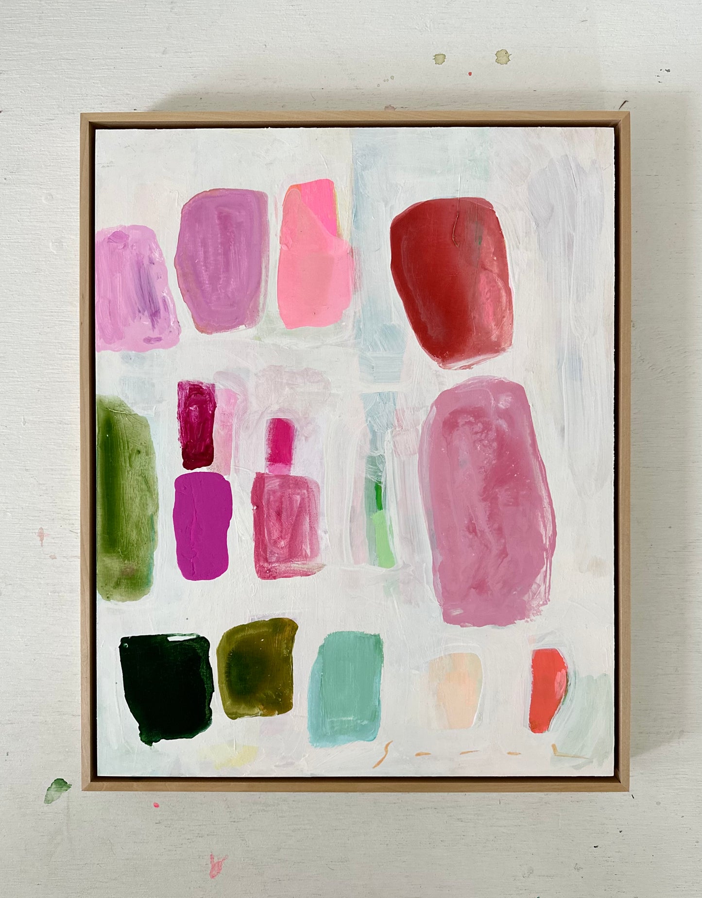 Palette #16 - 17” x 21” Framed