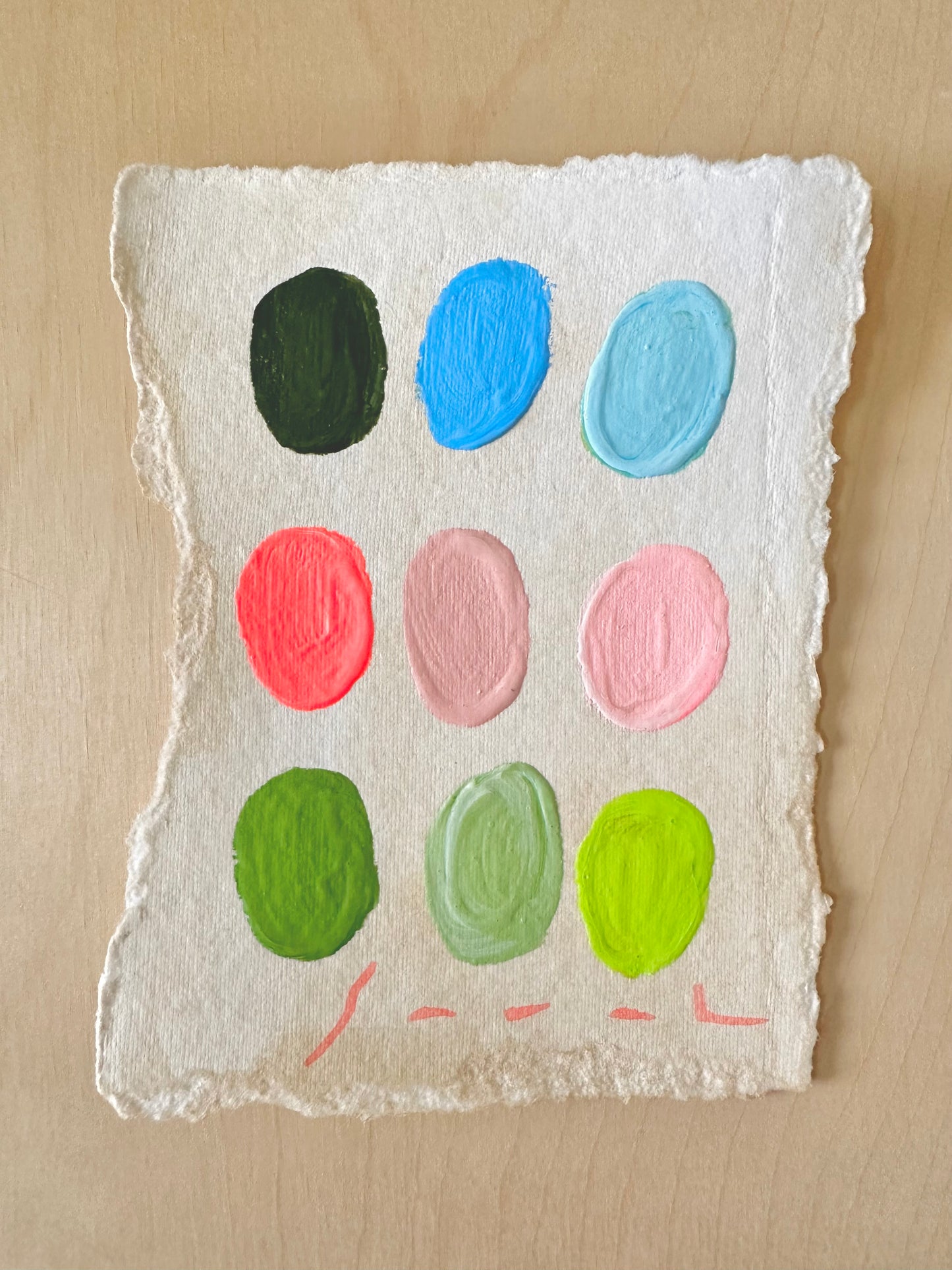 Mini Palette #9 - 5”x7”