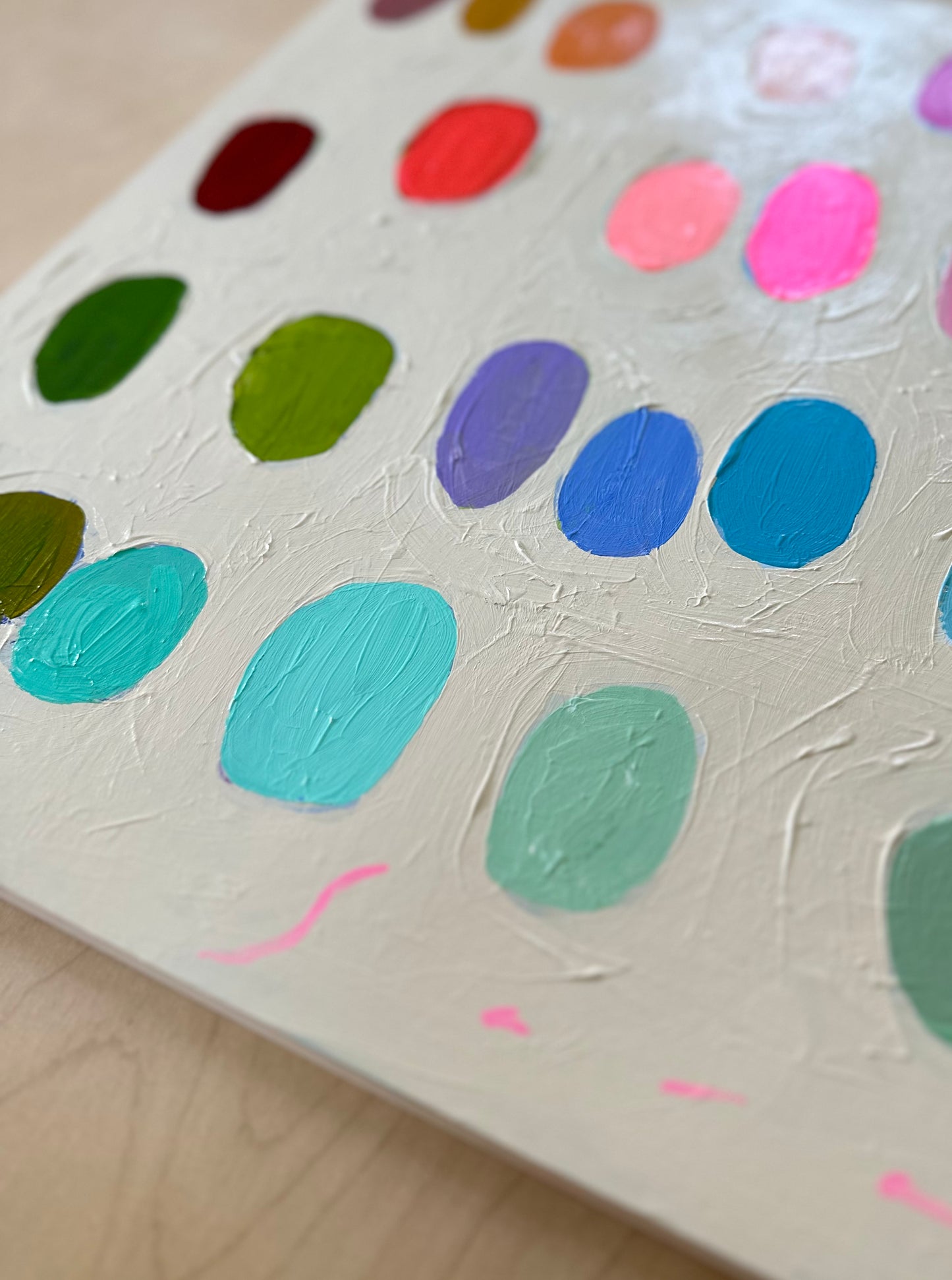 Palette #26 - 16" x 16” Unframed