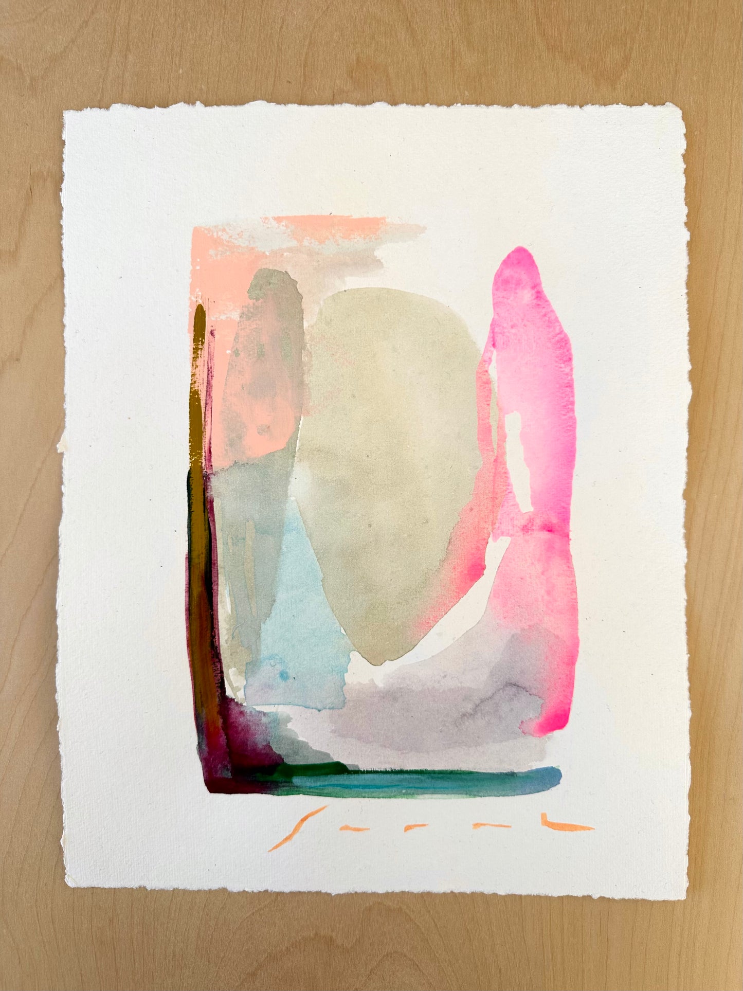 Color Study #107 - 11” x 14”