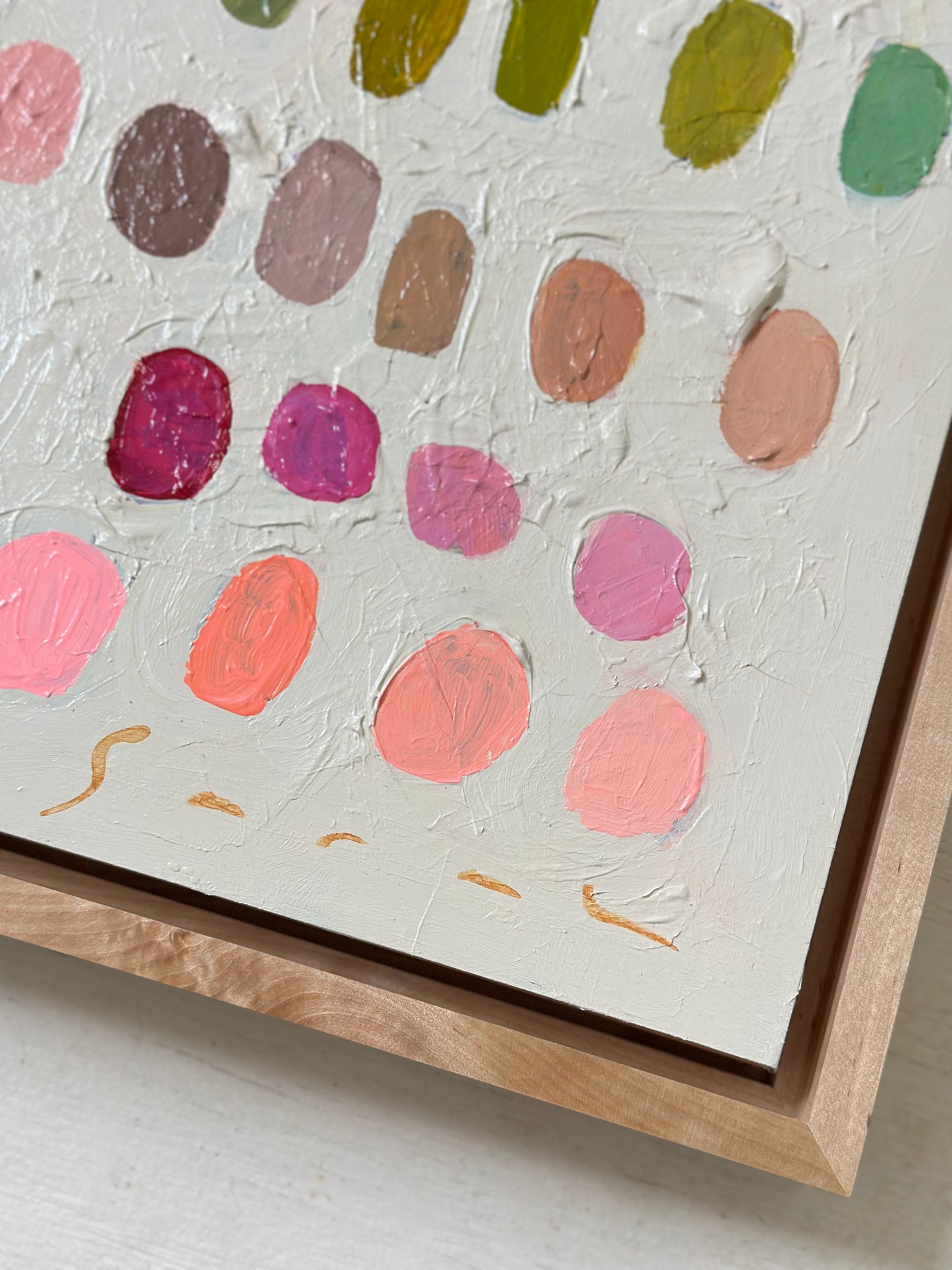 Palette #2 - 13.5” x 13.5” Framed