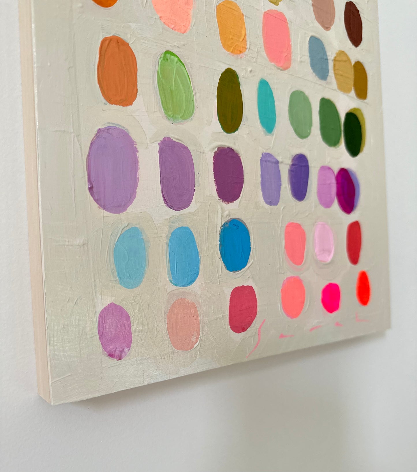 Palette #13 - 10" x 10” Unframed
