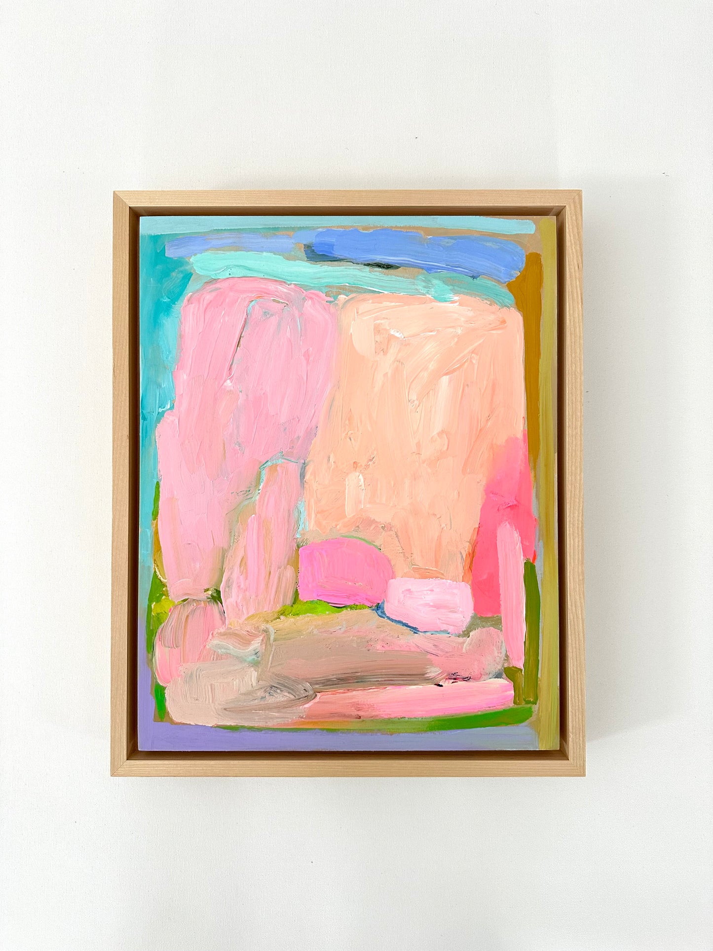 Abstract #301 - 12.5” x 15.5” Framed