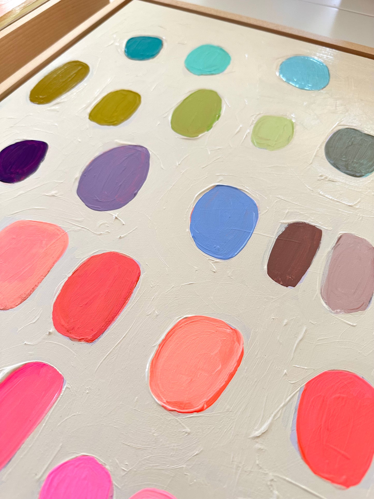 Palette #44 - 17.5” x 21.5” Framed