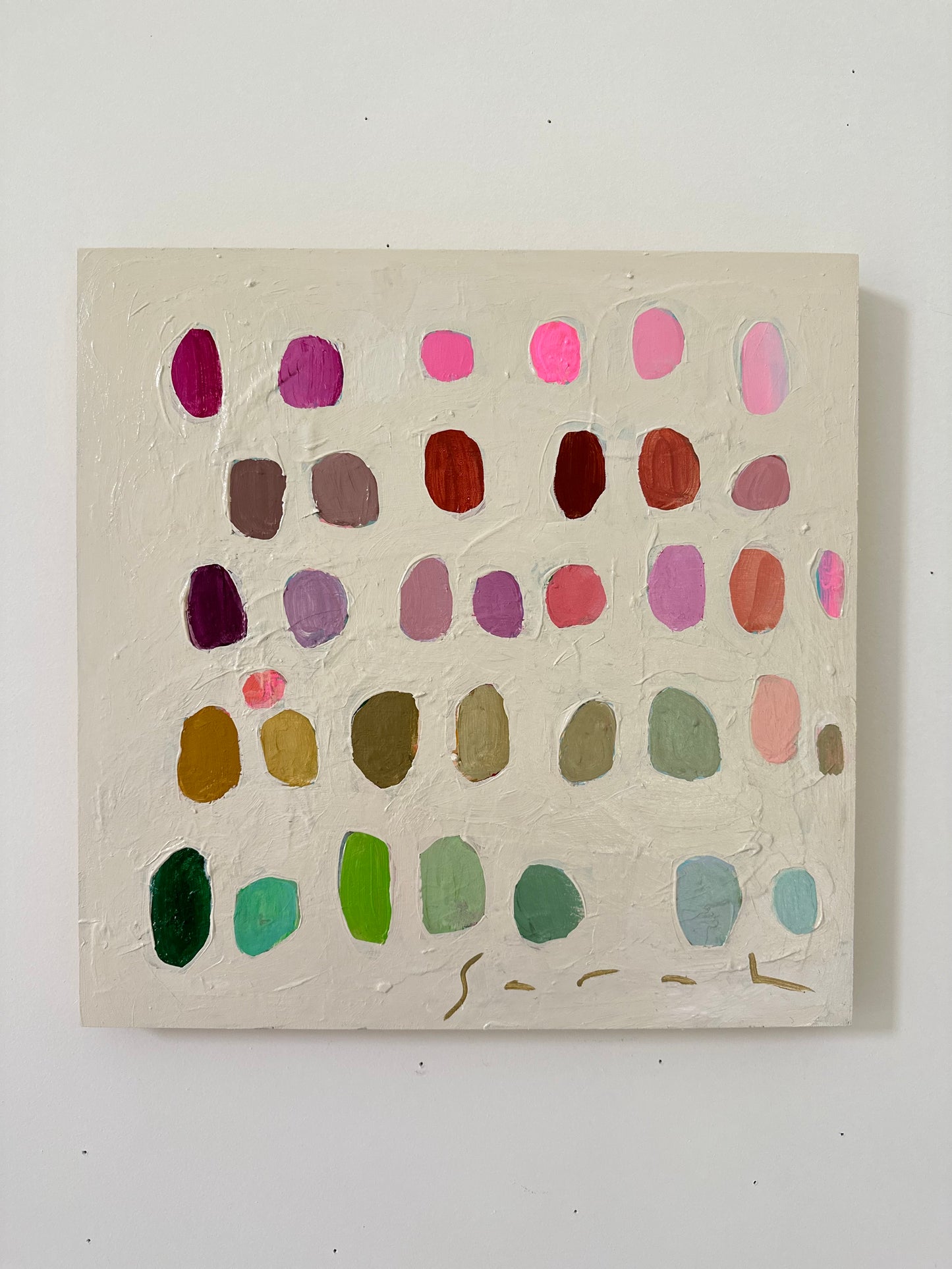 Palette #12 - 14" x 14” Unframed