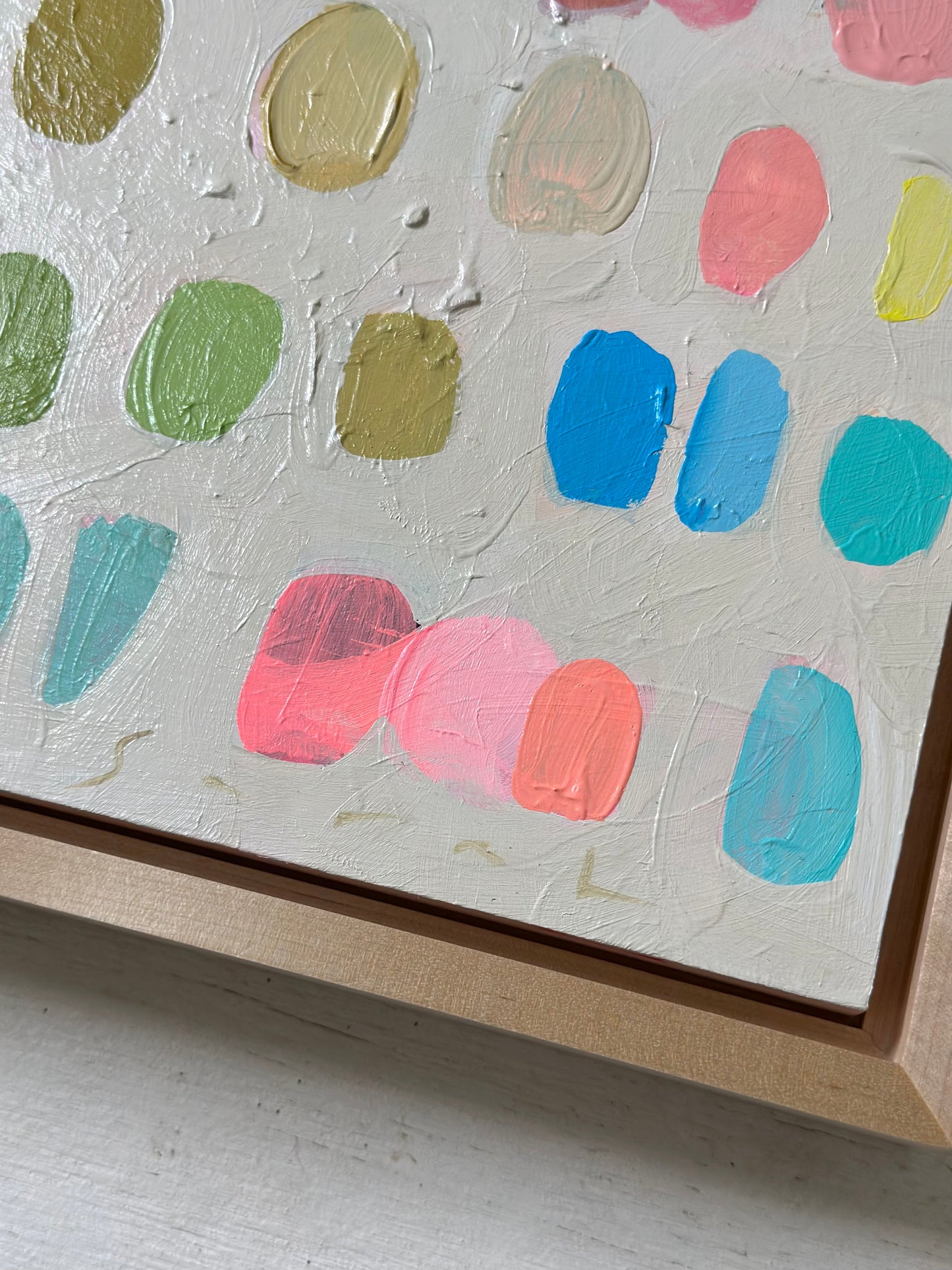 Palette #7 - 11.5” x 11.5” Framed