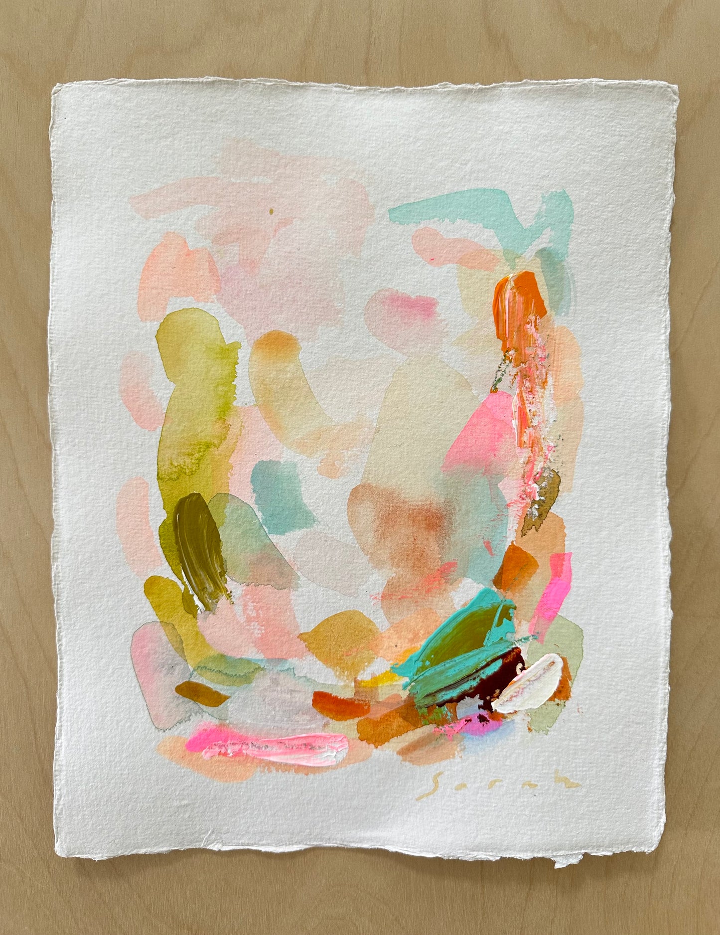 8” x 10” on Handmade Paper