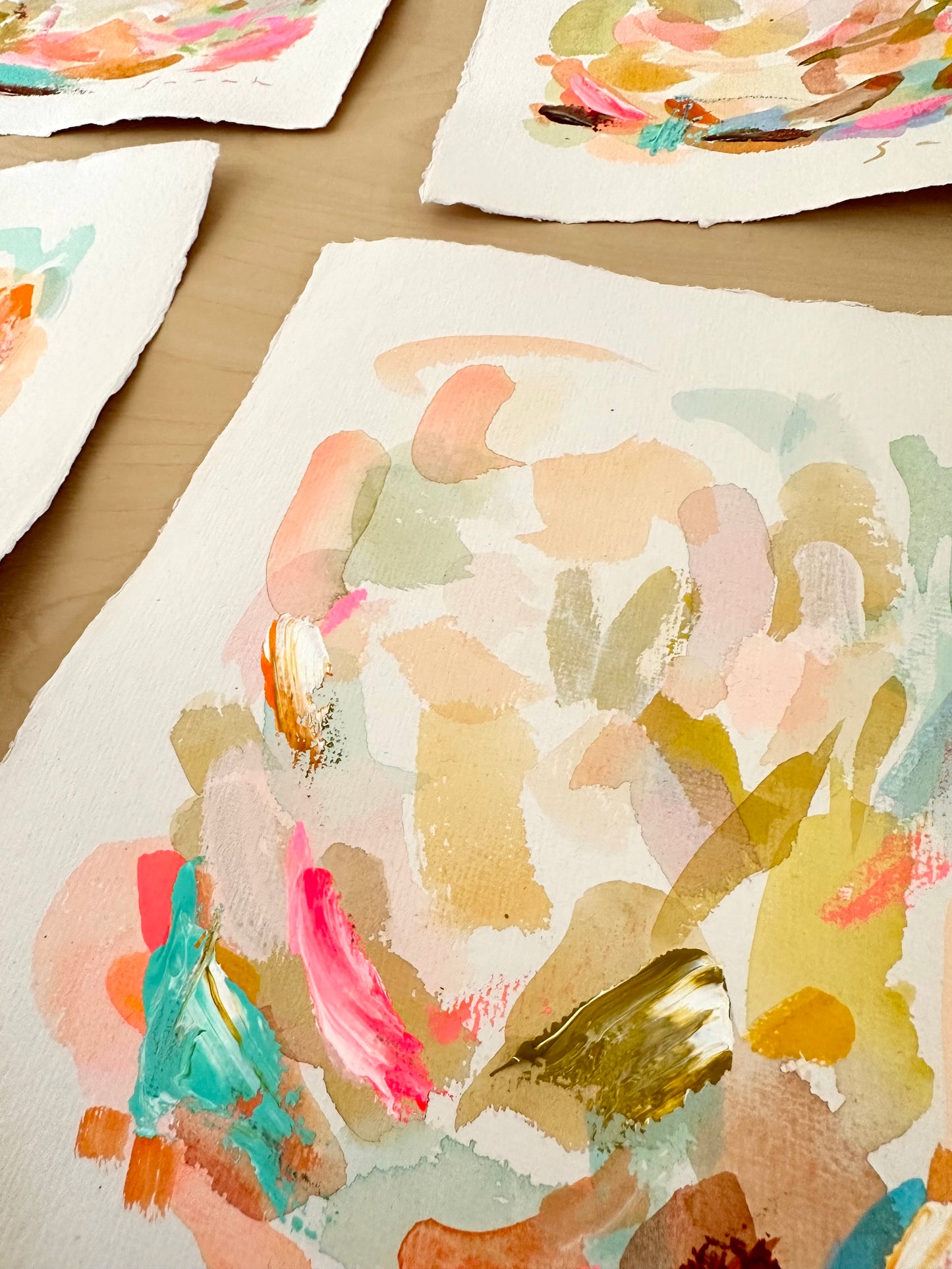 8” x 10” on Handmade Paper