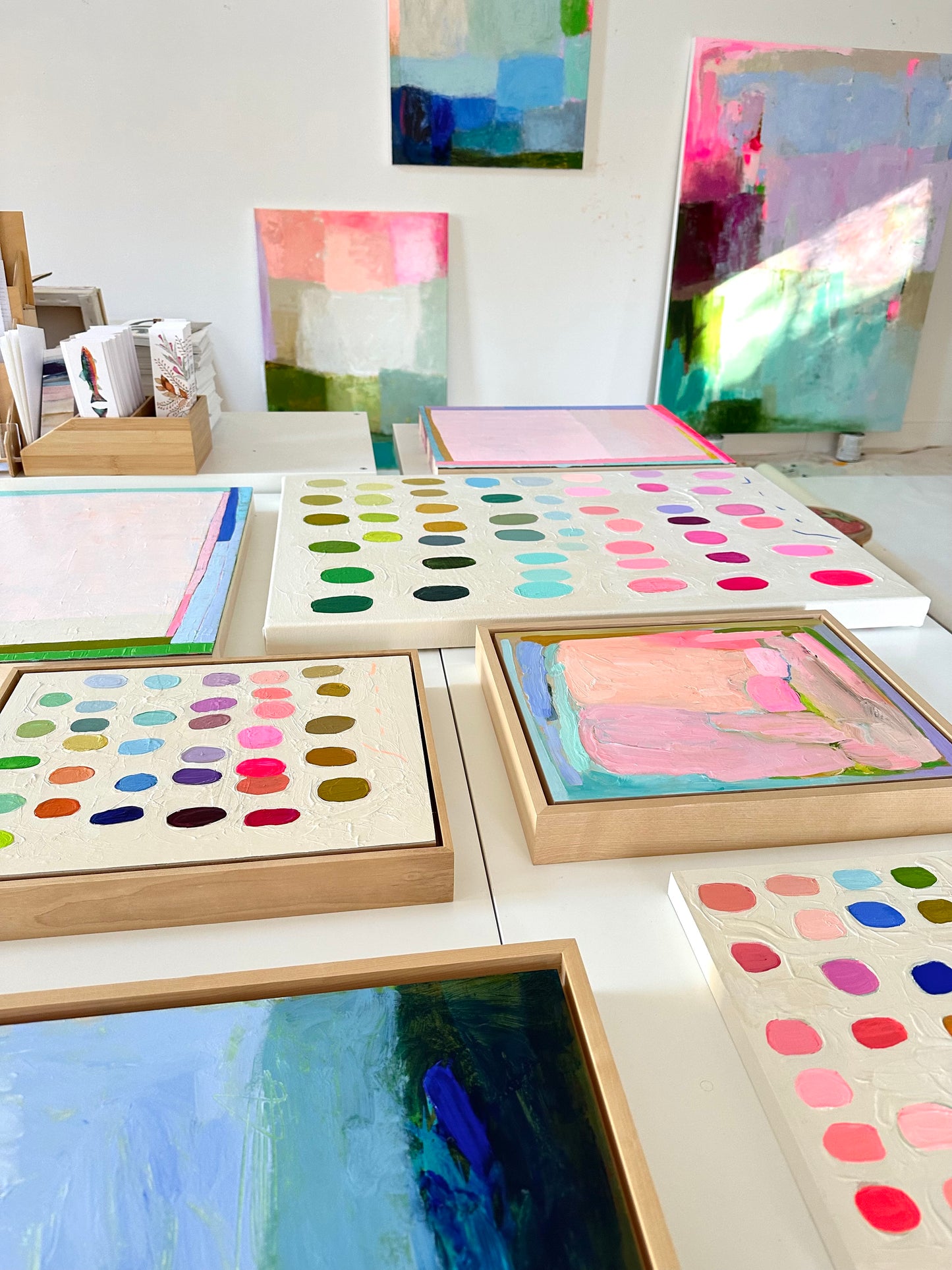 Palette #45 - 12” x 15” Framed