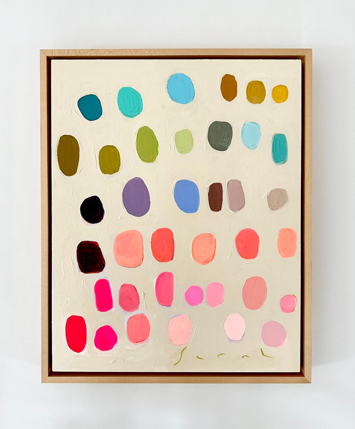 Palette #44 - 17.5” x 21.5” Framed