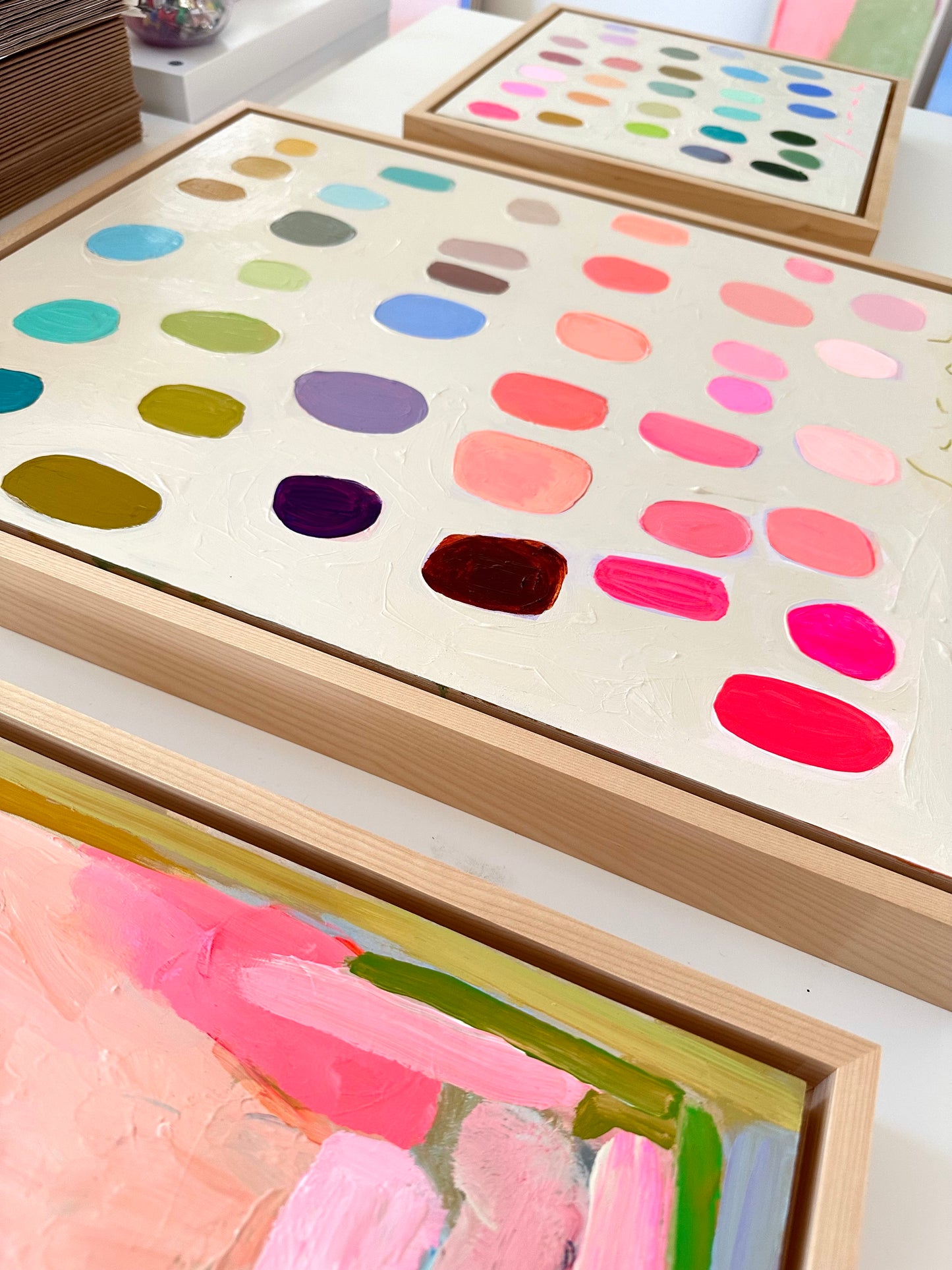 Palette #44 - 17.5” x 21.5” Framed