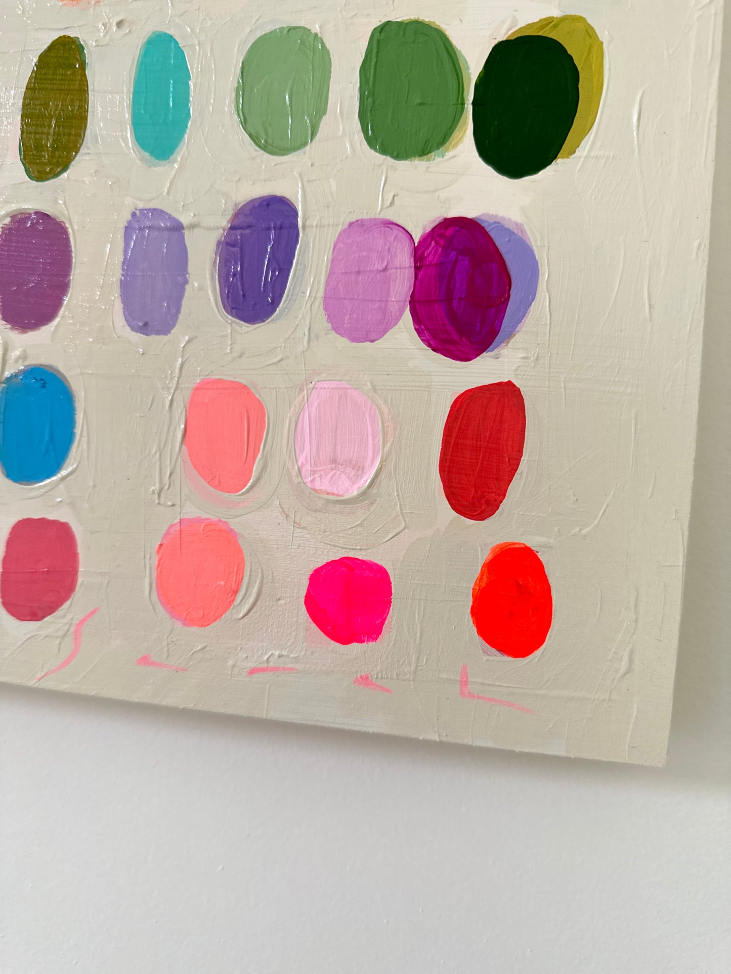 Palette #13 - 10" x 10” Unframed