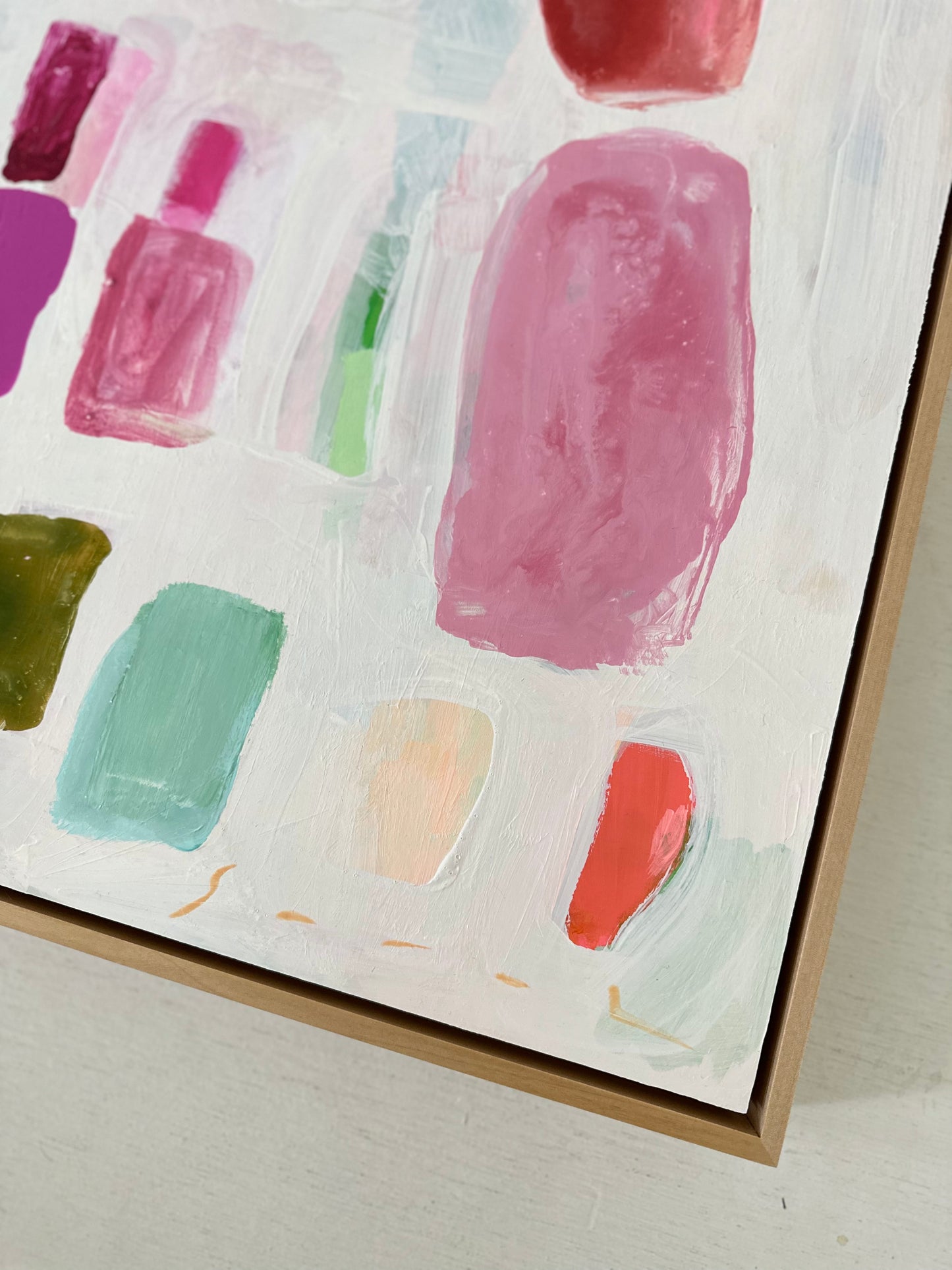 Palette #16 - 17” x 21” Framed