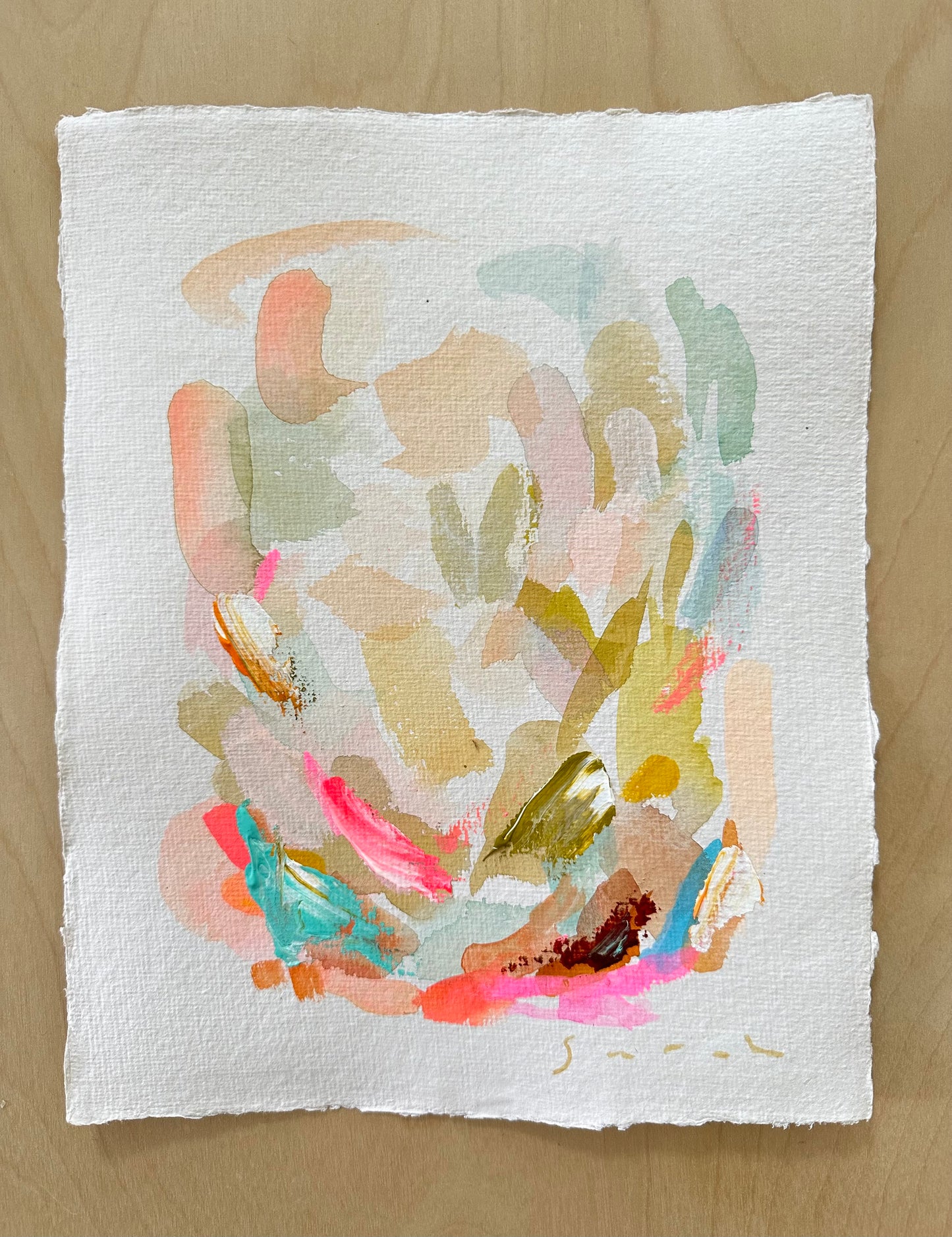 8” x 10” on Handmade Paper