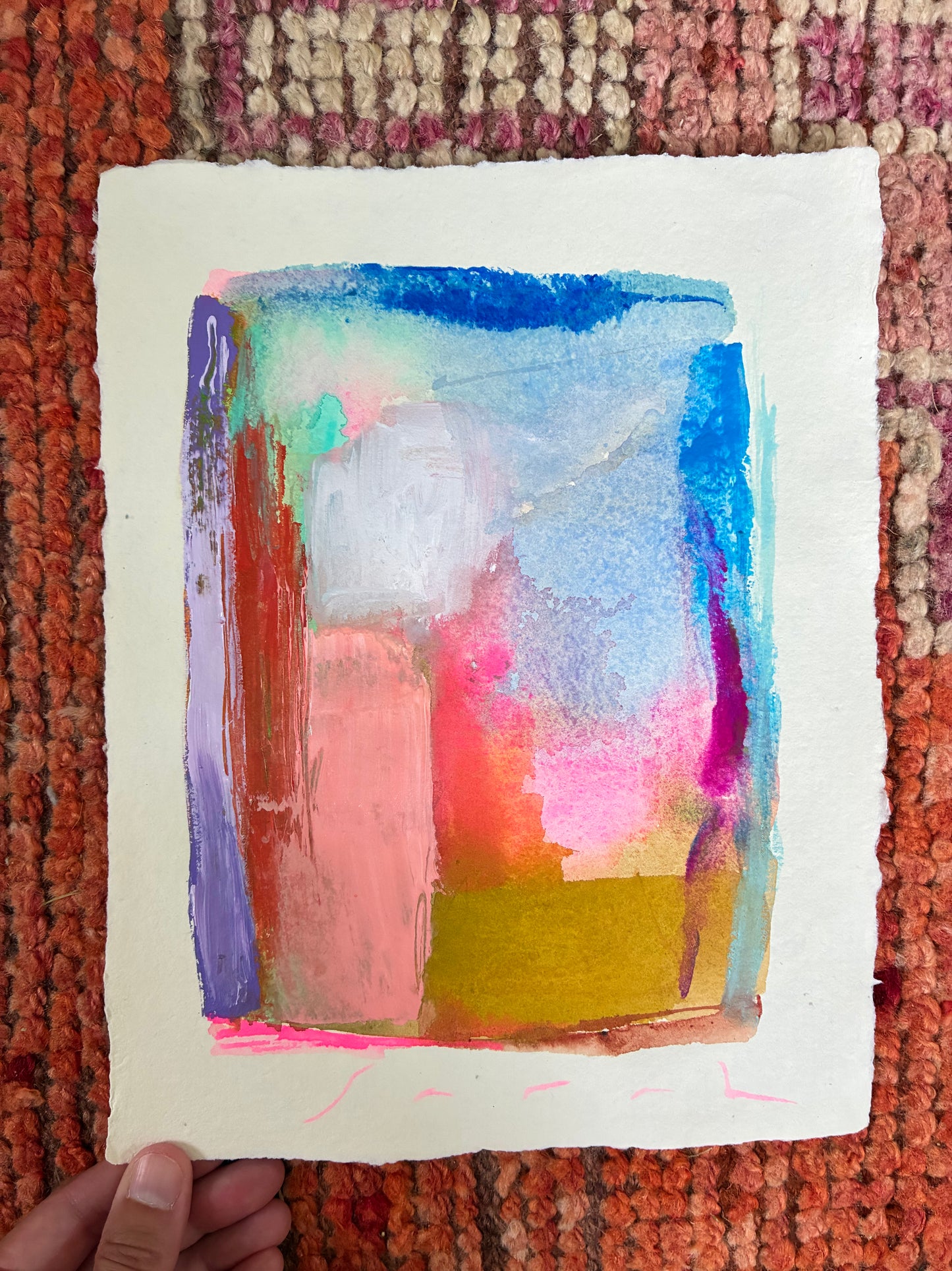 Custom Listing for Lisa 8” x 11” on Handmade Paper
