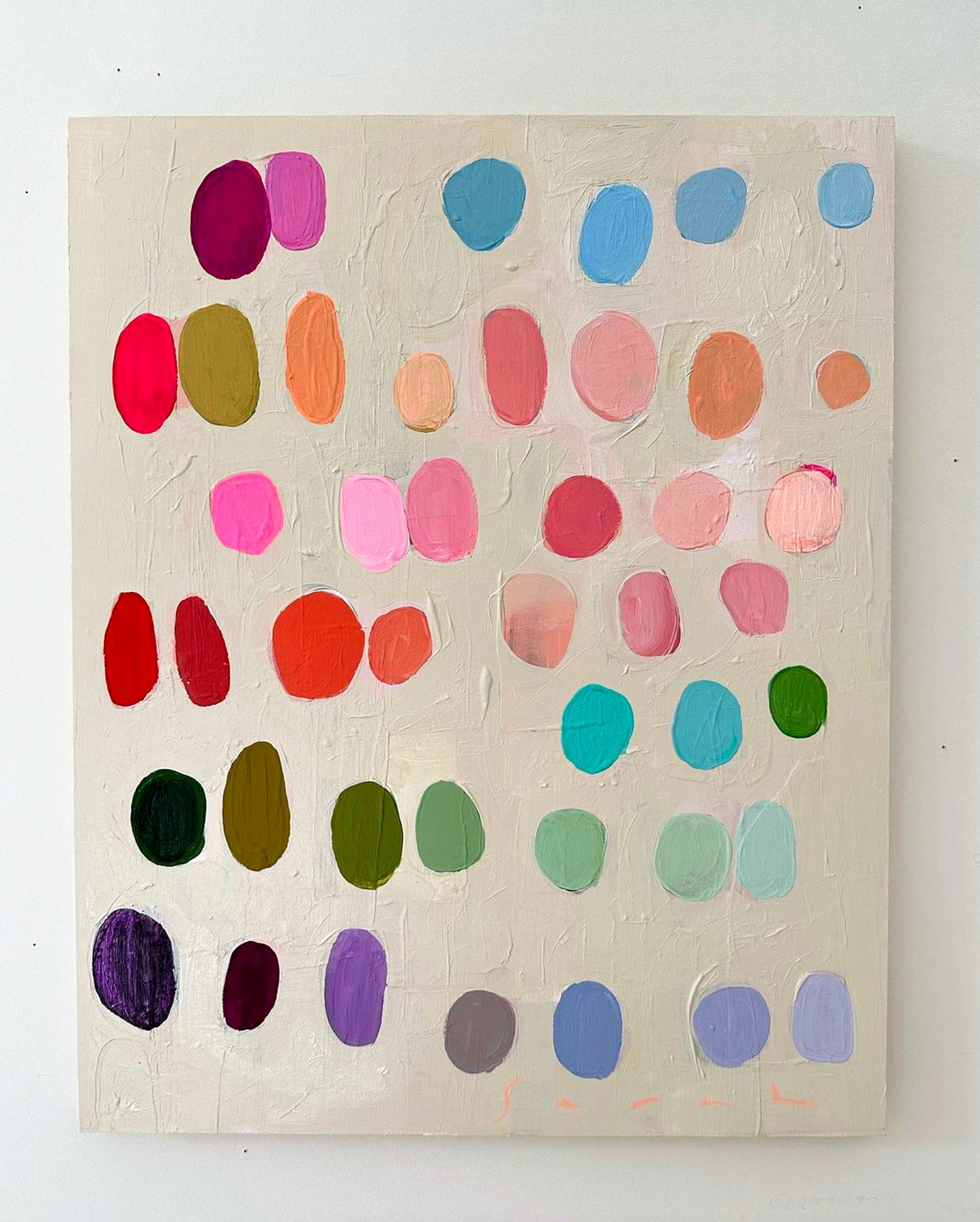 Palette #19 - 17” x 21” Framed