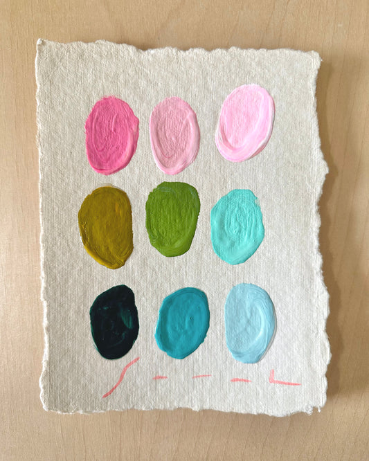 Mini Palette #6 - 5”x7”