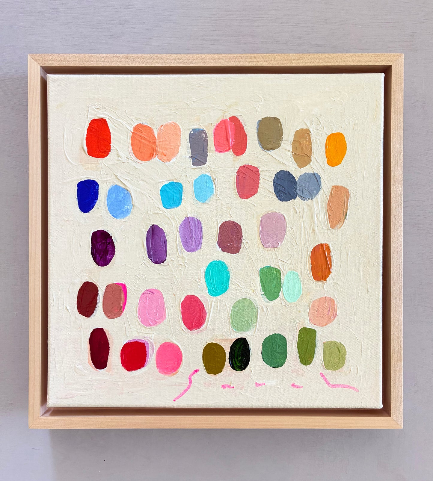 13.5" x 13.5” Framed - #13