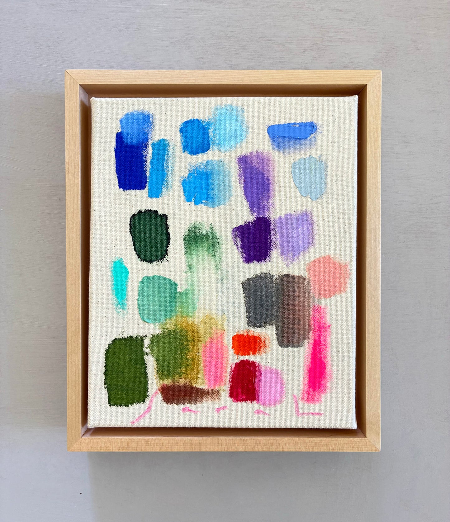 9.5" x 11.5” Framed - #8