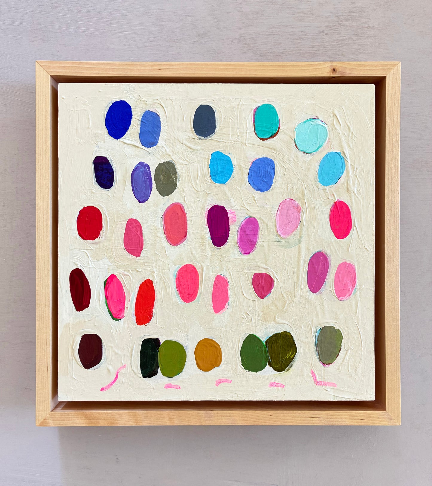 11.5" x 11.5” Framed - #9