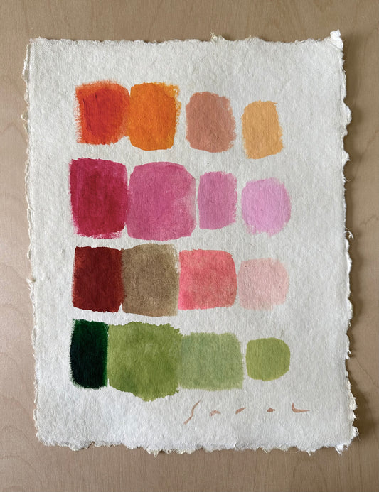 Paper Palette #3 - 9”x11”