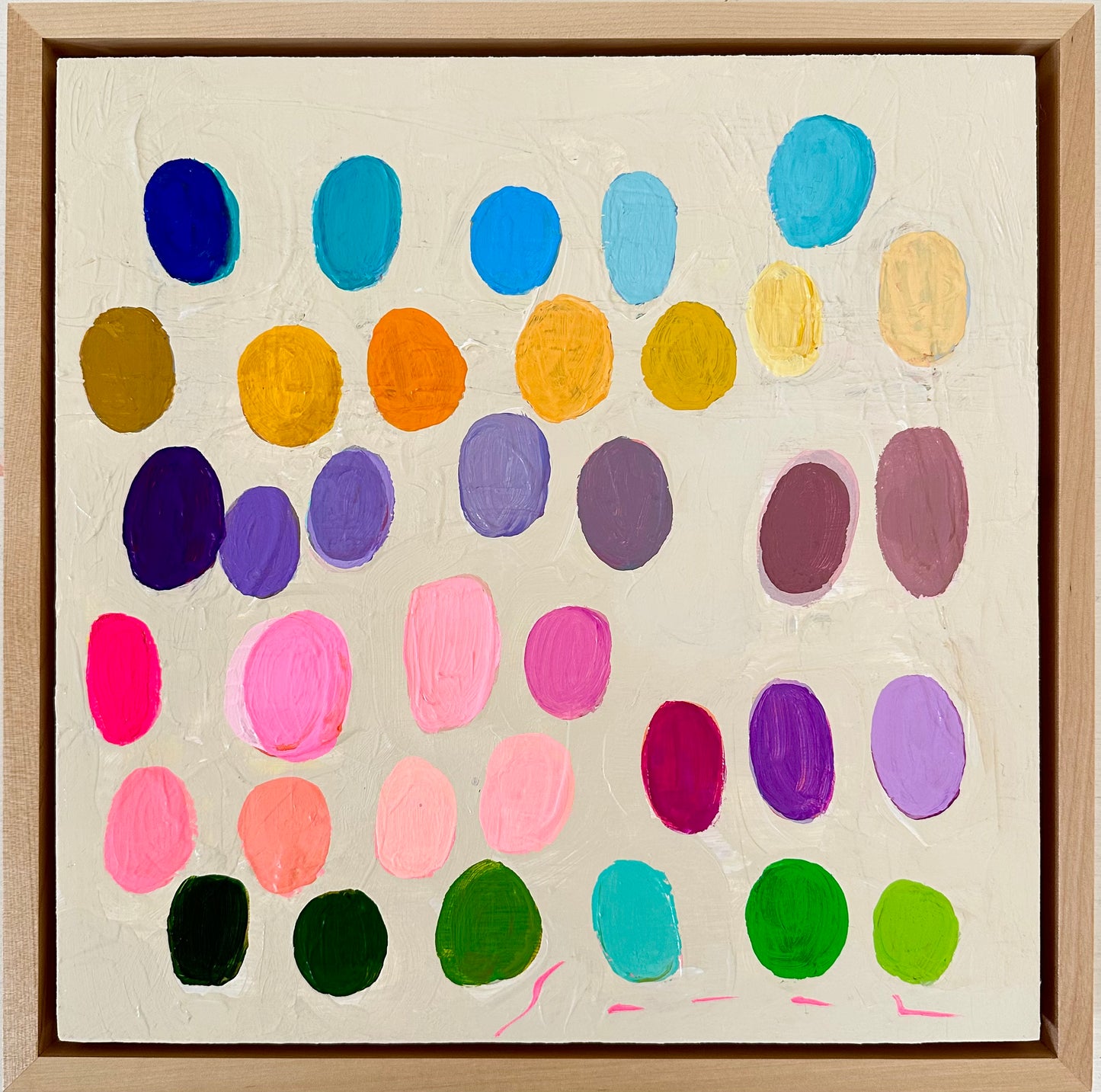 Palette #31 - 13.5”x13.5” Framed