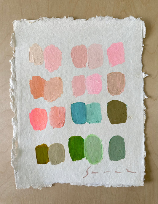 Paper Palette #4 - 9”x11”