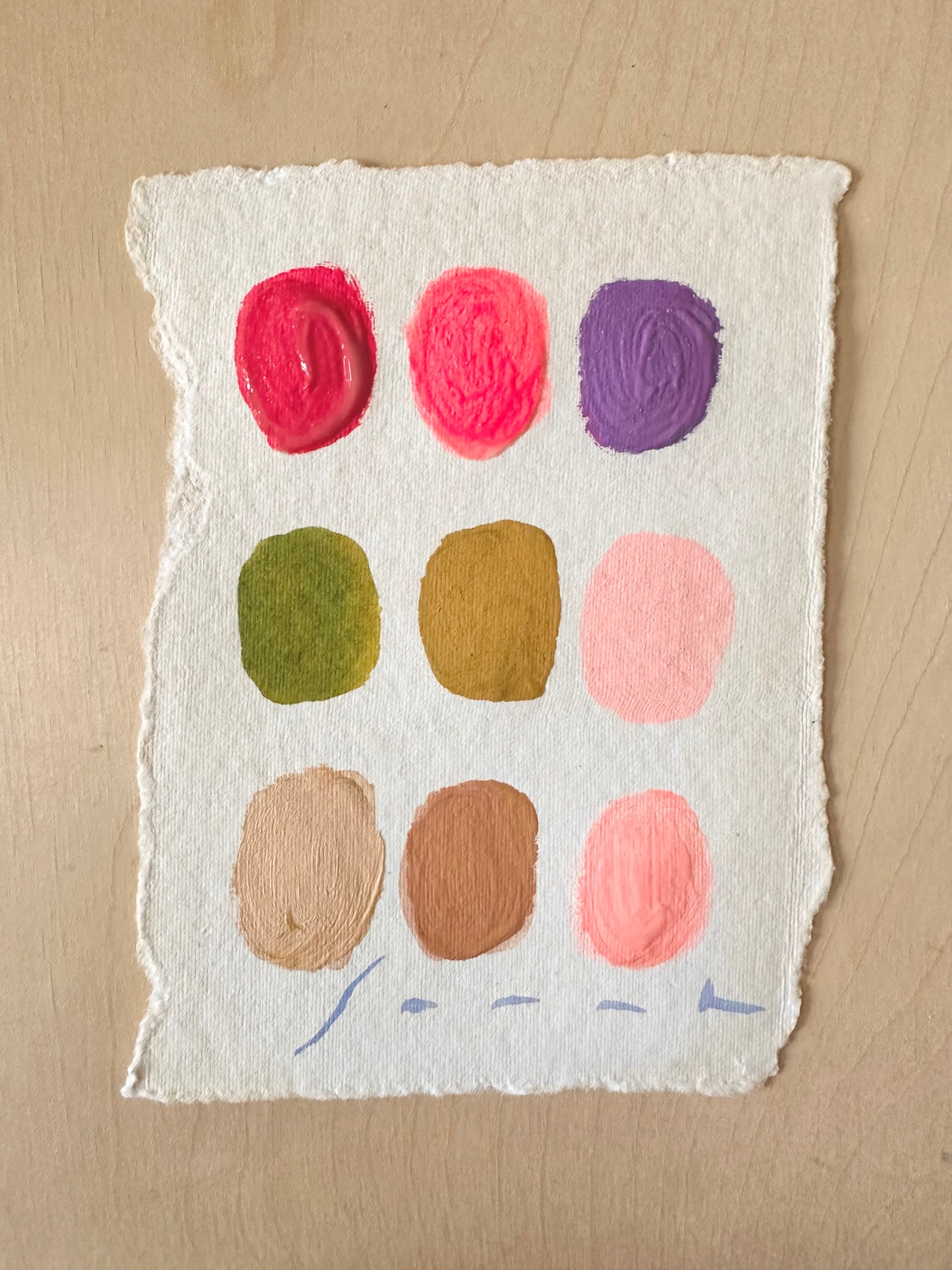 Mini Palette #13 - 5”x7”