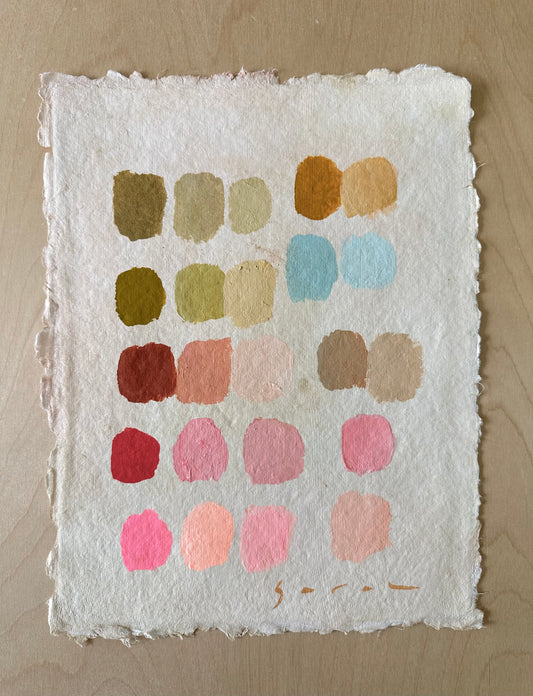 Paper Palette #7 - 9”x11”