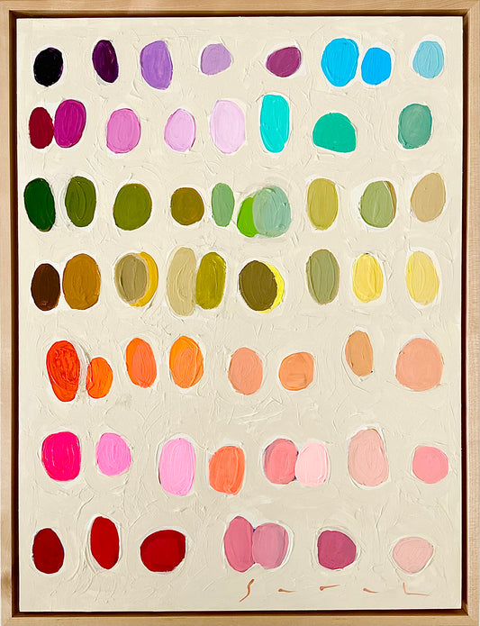 Palette #14 - 19.5” x 25.5” Framed
