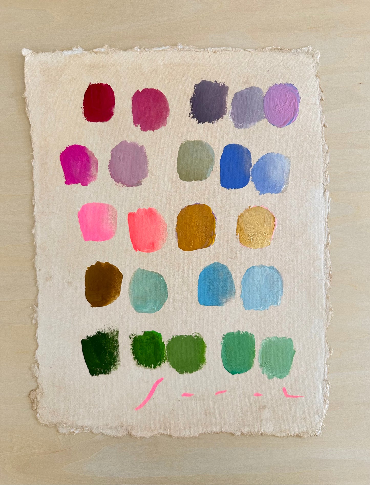 Paper Palette #18 - 9”x12”