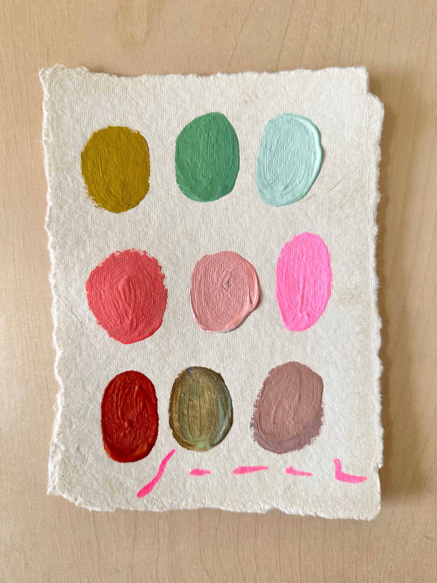 Mini Palette #12 - 5”x7”