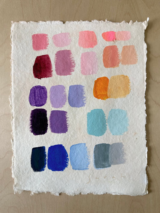 Paper Palette #2 - 9”x11”