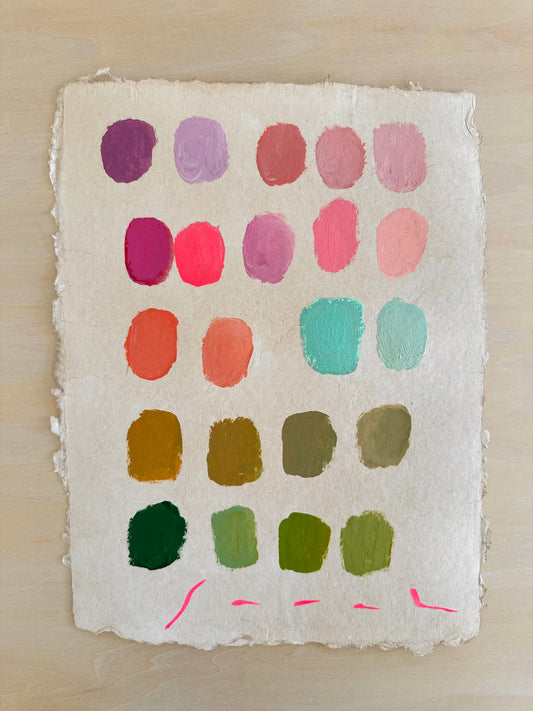 Paper Palette #19 - 9”x12”