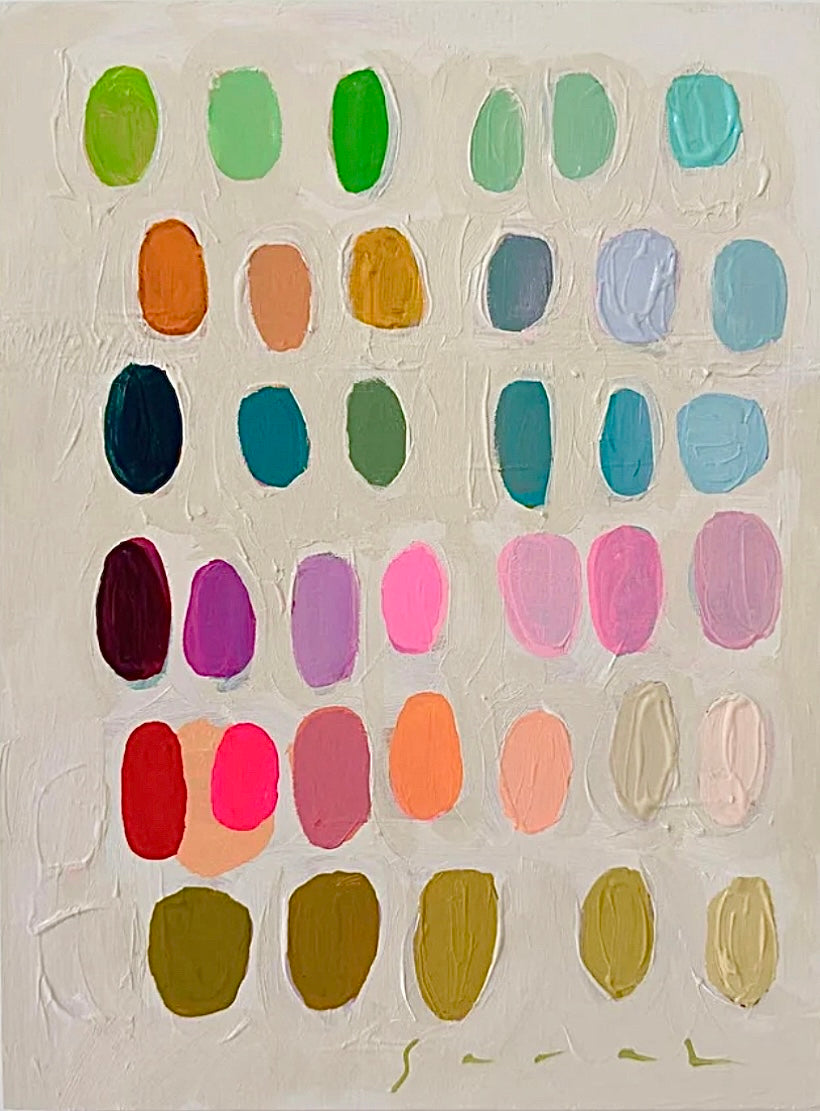 Palette #5 - 9” x 12” Unframed