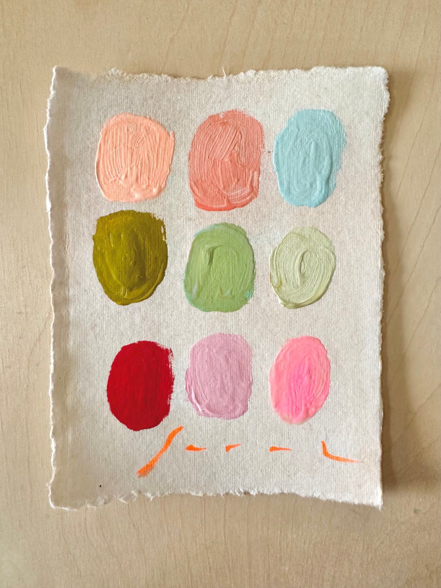 Mini Palette #7 - 5”x7”