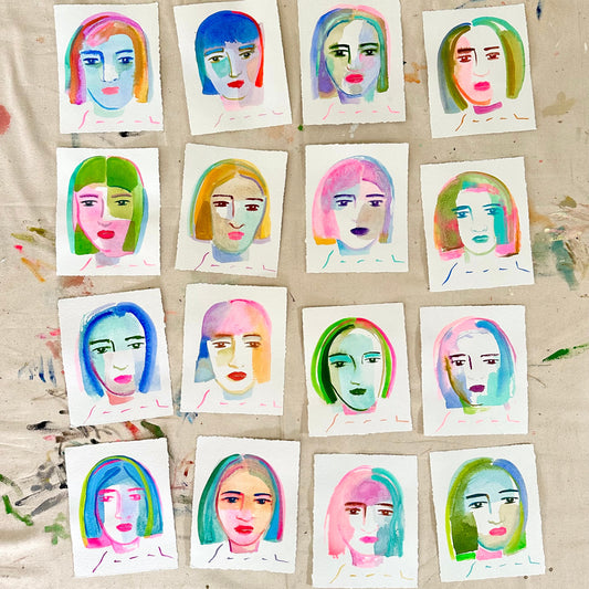 Let's Paint Together! Session #2 ~ Faces