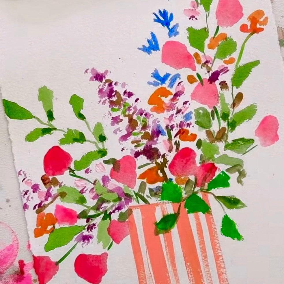 Let's Paint Together Session #4 ~ Florals